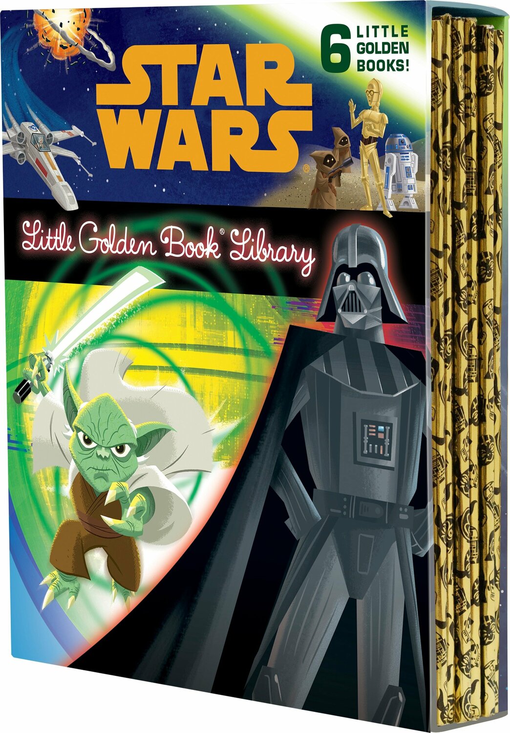 The Star Wars Little Golden Book Library (Star Wars): The Phantom Menace; Attack of the Clones; Revenge of the Sith; A New Hope; The Empire Strikes Back; Return of the Jedi