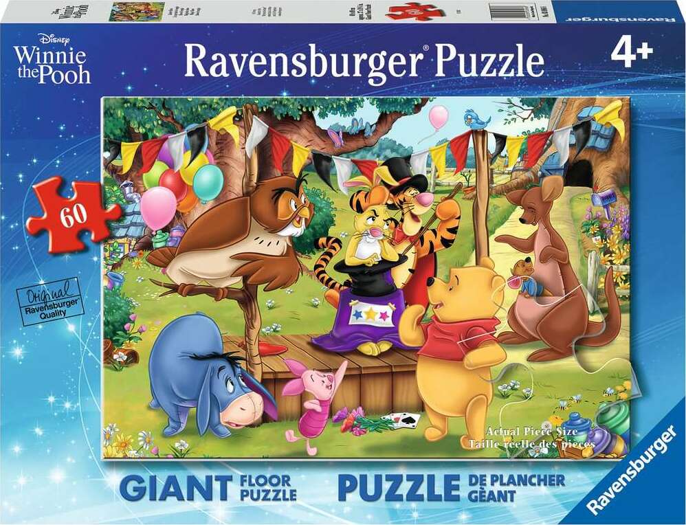 Winnie the Pooh - Magic Show (60 pc Puzzle)