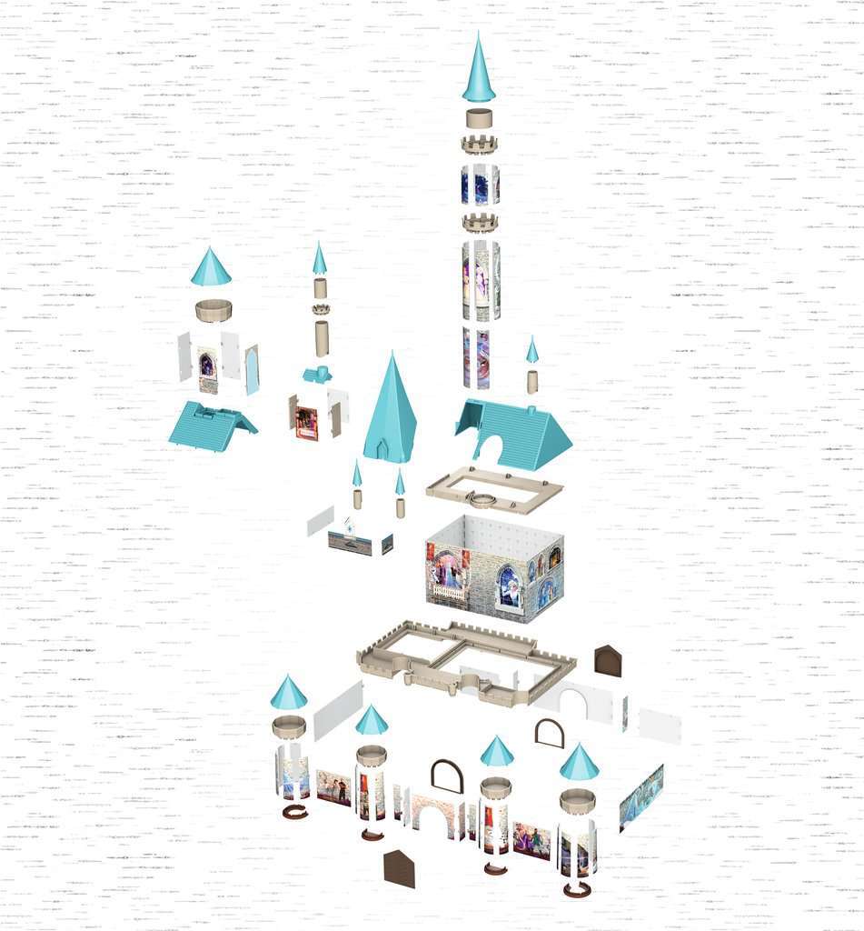 Frozen Castle 3D (216 pc 3D Puzzle)