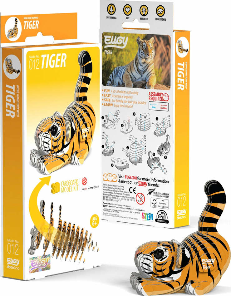 EUGY Tiger 3D Puzzle