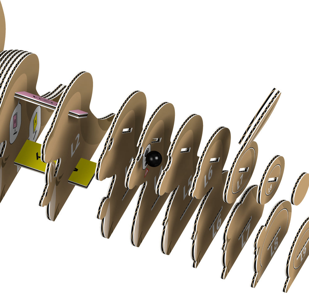 EUGY Kangaroo 3D Puzzle