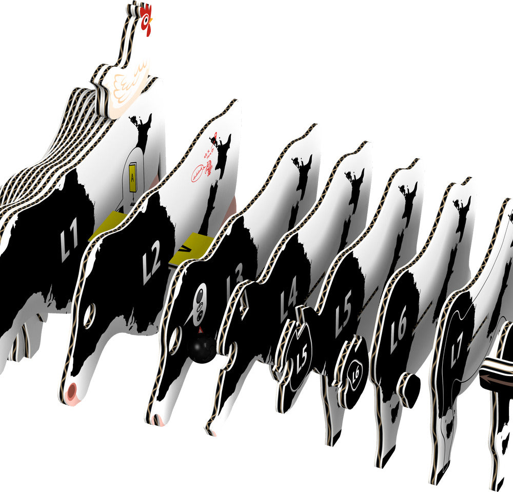 EUGY Holstein Cow 3D Puzzle