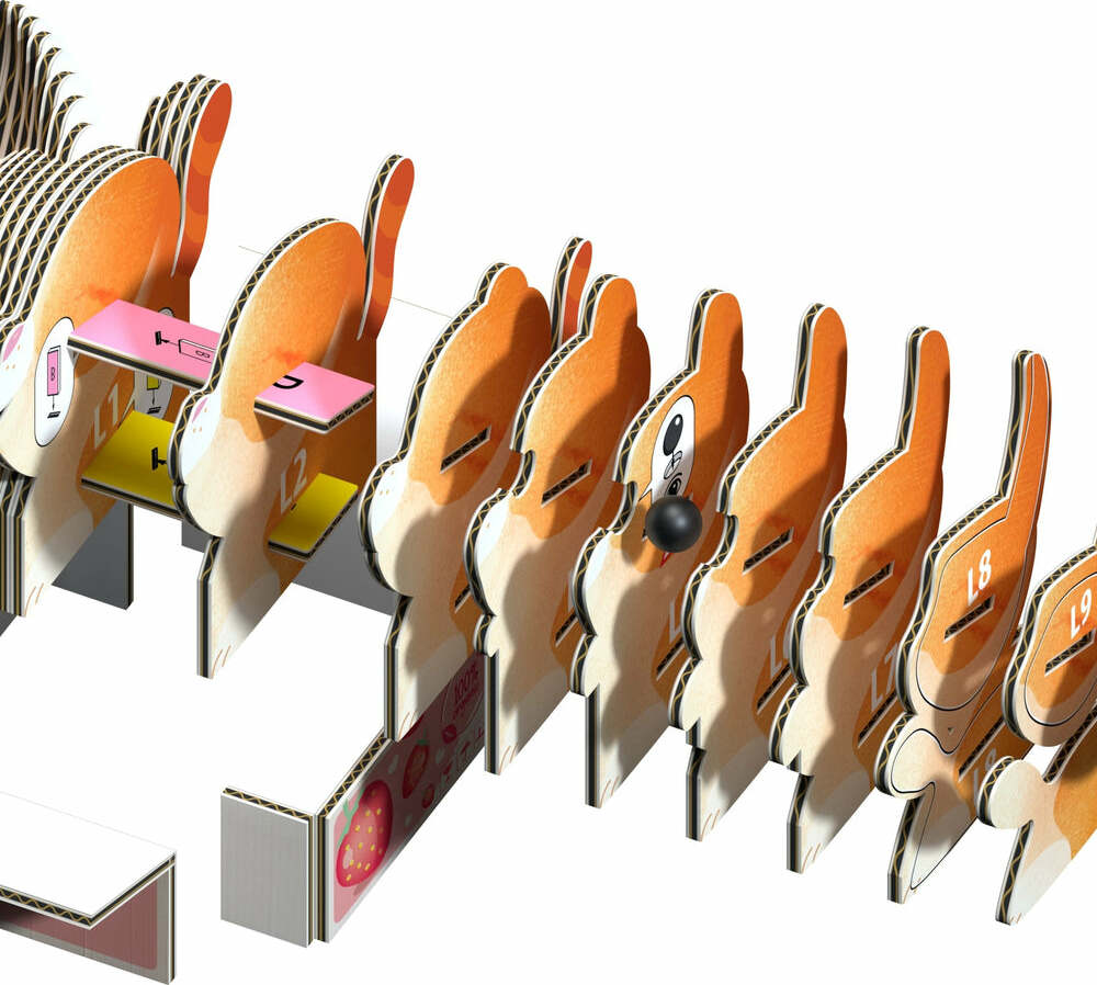 EUGY Cat - Pumpkin 3D Puzzle