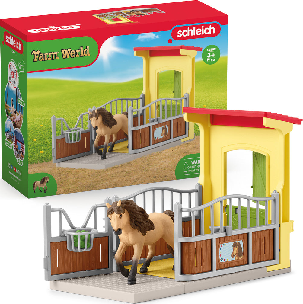 Farm World Pony Box with Iceland Pony Stallion