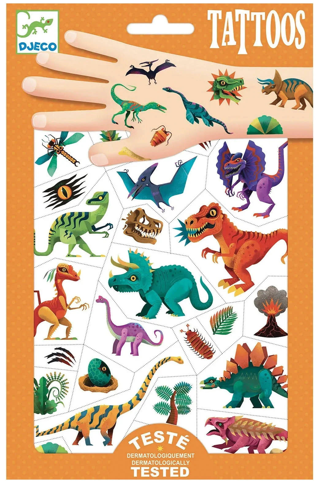 Djeco Dino Club Temporary Tattoos