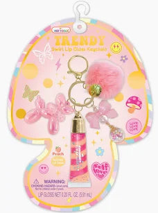 Trendy Lip Gloss with Keychain, Good Day