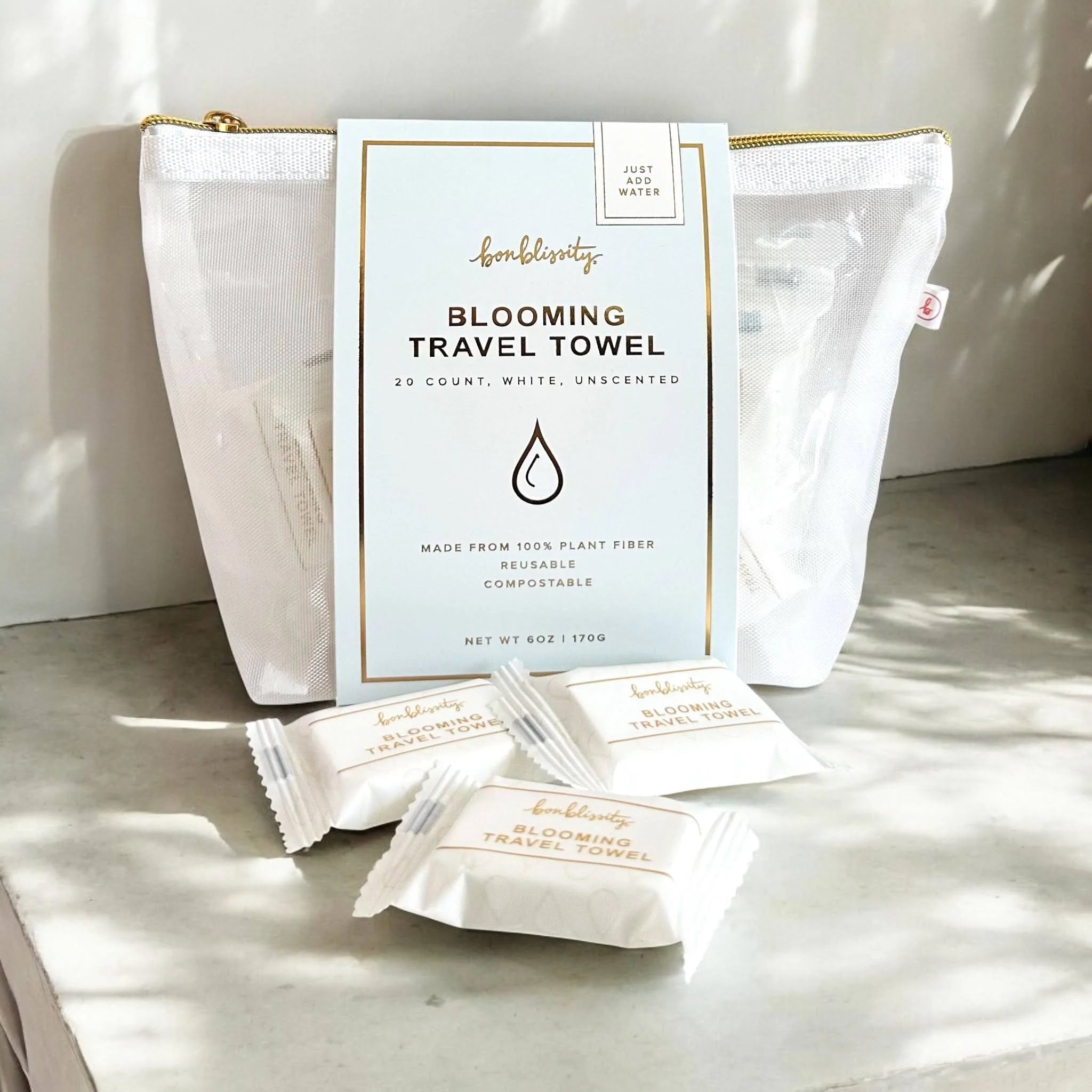 Bonblissity Blooming Travel Towel