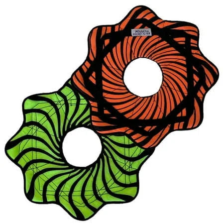 MOUGEE Flow Star Pocket Disc - Neon Orange & Neon Green 2 sided