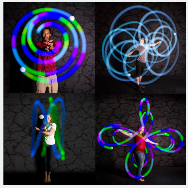 Spin-Balls GLOW