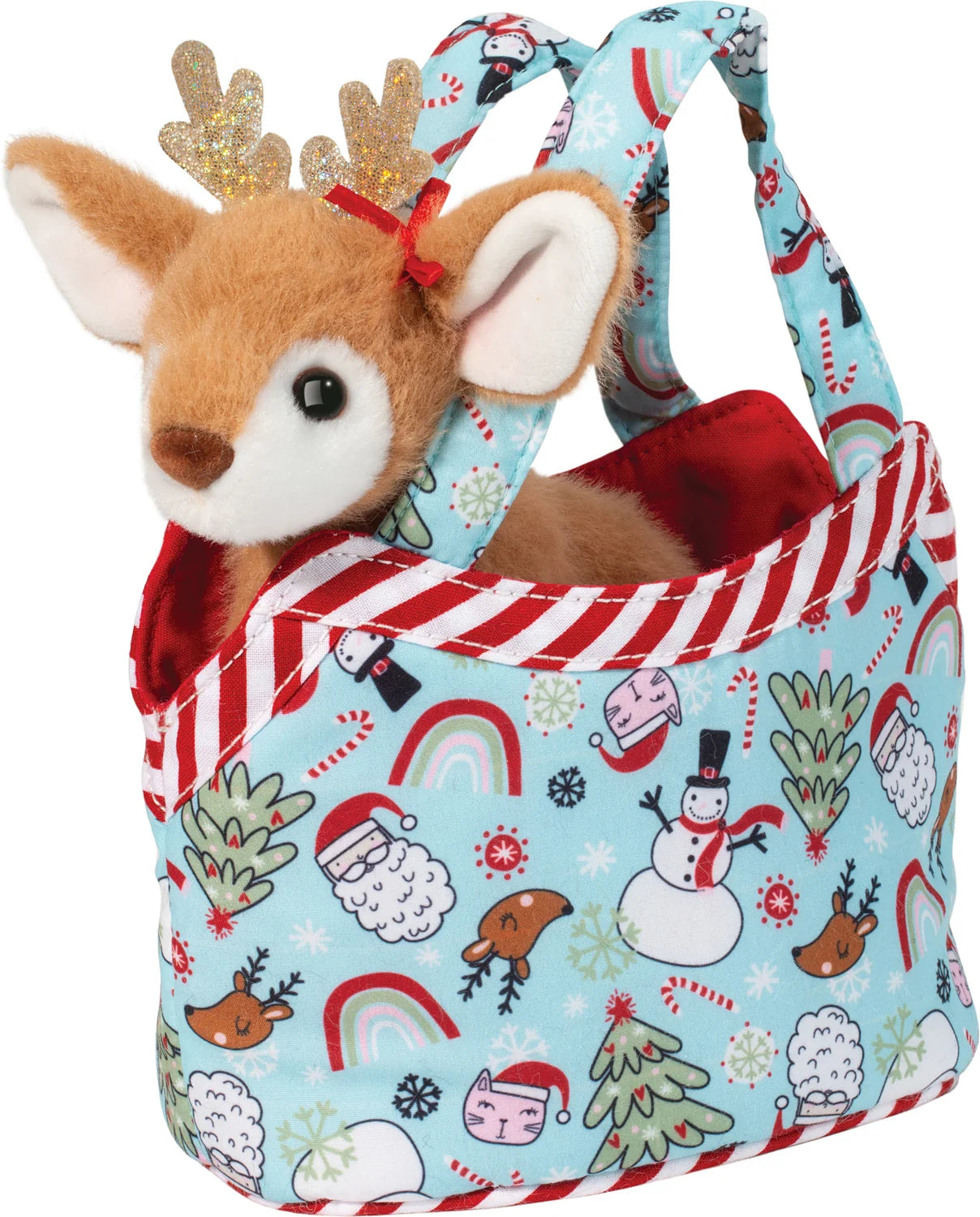 Cozy Christmas Sassy Sak Reindeer
