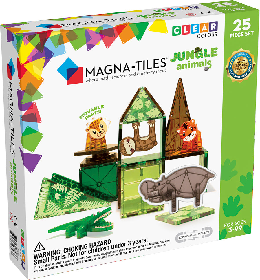 Magna-Tiles Jungle Animals 25 Piece Set