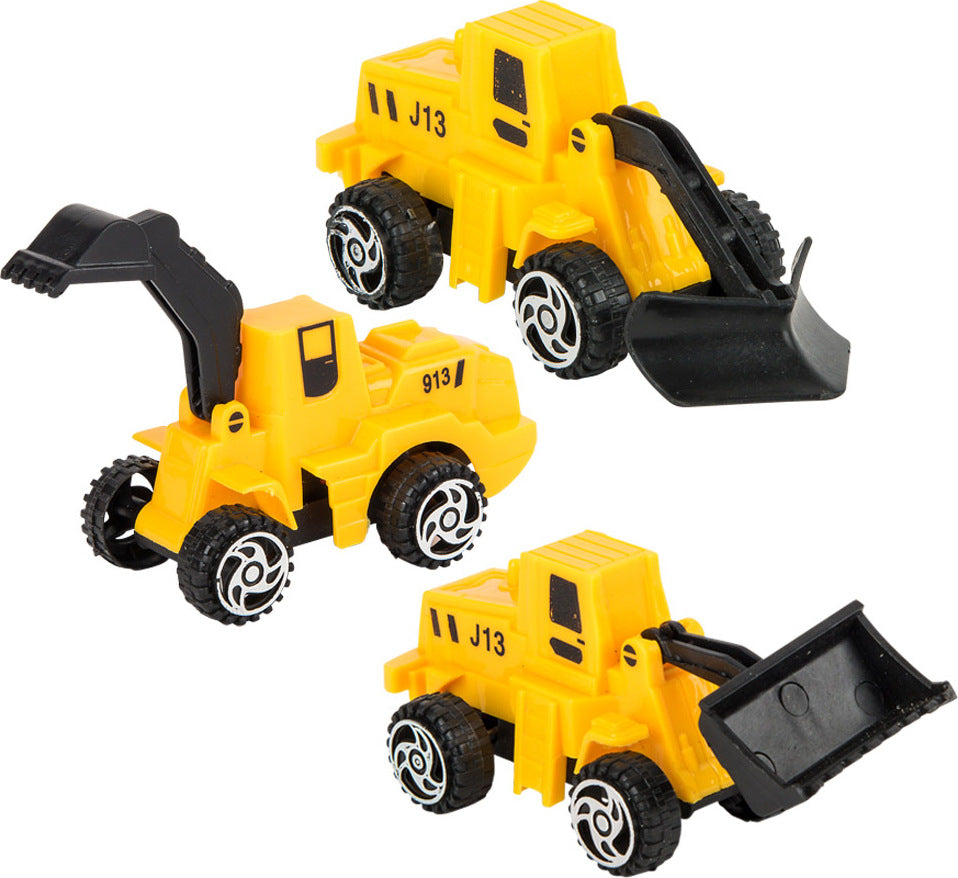 2" Pull Back Construction Truck