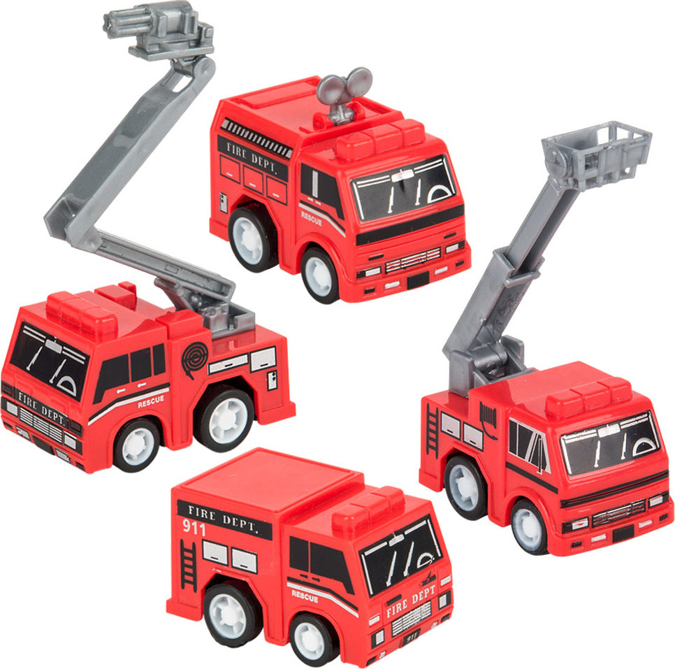2" Pull Back Fire Truck (2dz/ Unit)