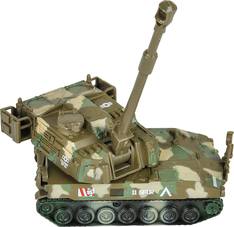 4.5" Die-cast Pull Back Tank