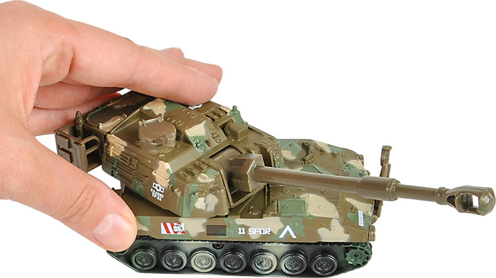 4.5" Die-cast Pull Back Tank