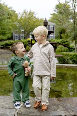 long Sleeve Benny Button Romper