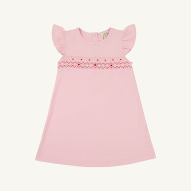 Angle Sleeve Biltmore Dress Sandpearl Pink/Rosebud