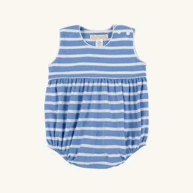 Barlett Bubble - Pima - Barbados Blue Stripe/Worth Ave White