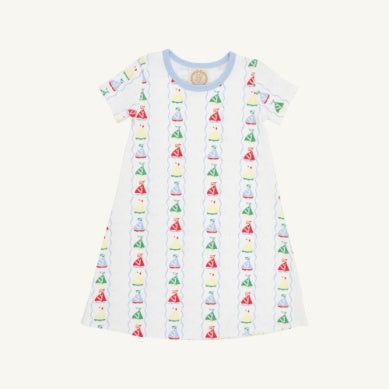 Pollys Play Dress Short Sleeve - Set Sail/ Beale Street Blue