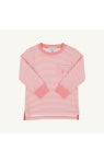 Long Sleeve Carter Crewneck - Parrot Cay Coral Stripe/Parrot Cay Coral