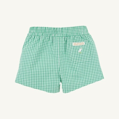 Sheffield Shorts Green Gingham