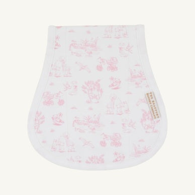 Oopsie Daisy Burp Cloth {Hamptons Hot Pink}