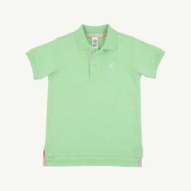 Prim & Proper Polo SS - Pima Onsie / Lexington Lime
