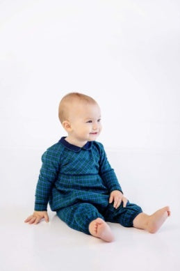 Long Sleeve Bradford Romper Flannel - Woven