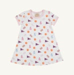 Polly Play Dress Short Sleeve Tiger triumph/Palm Beach Pink