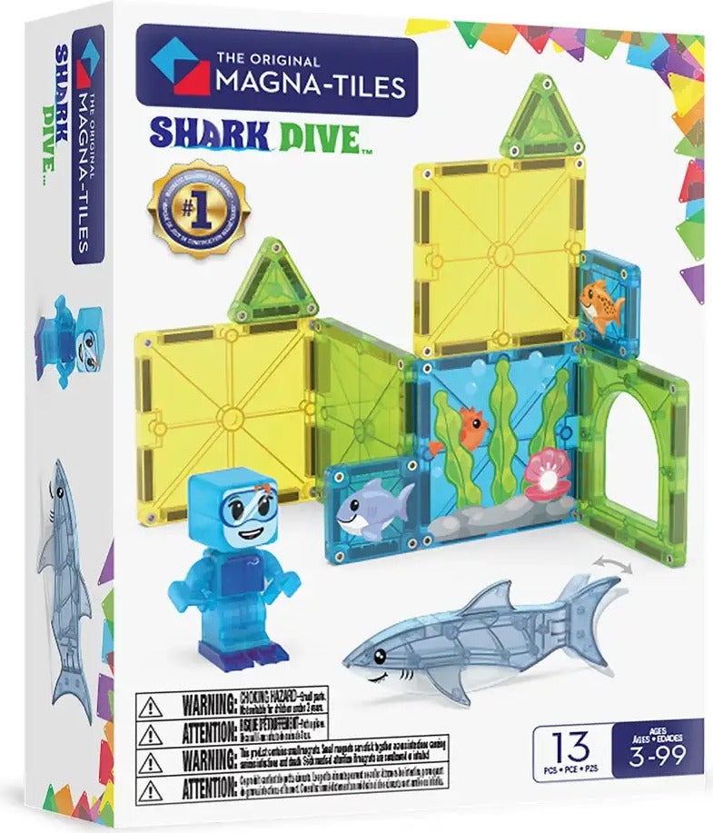 Magna-Tiles Shark Dive 13-Piece Set