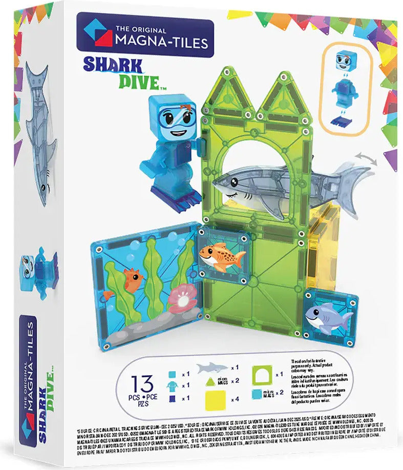 Magna-Tiles Shark Dive 13-Piece Set