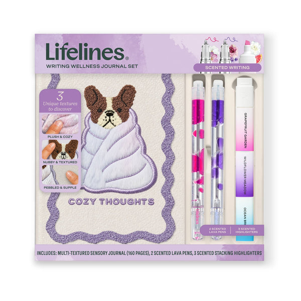 Lifelines-Writing Wellness Journal Set - Cozy Thoughts