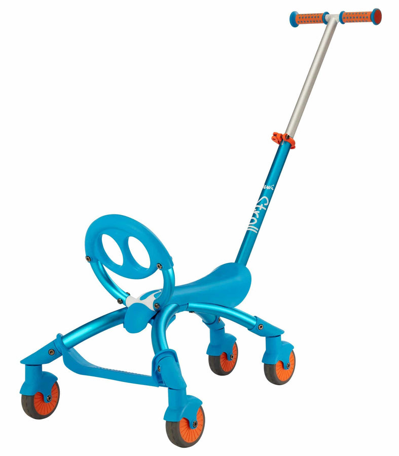 YBIKE Pewi Stroll Walking Buddy Ride-on - Blue