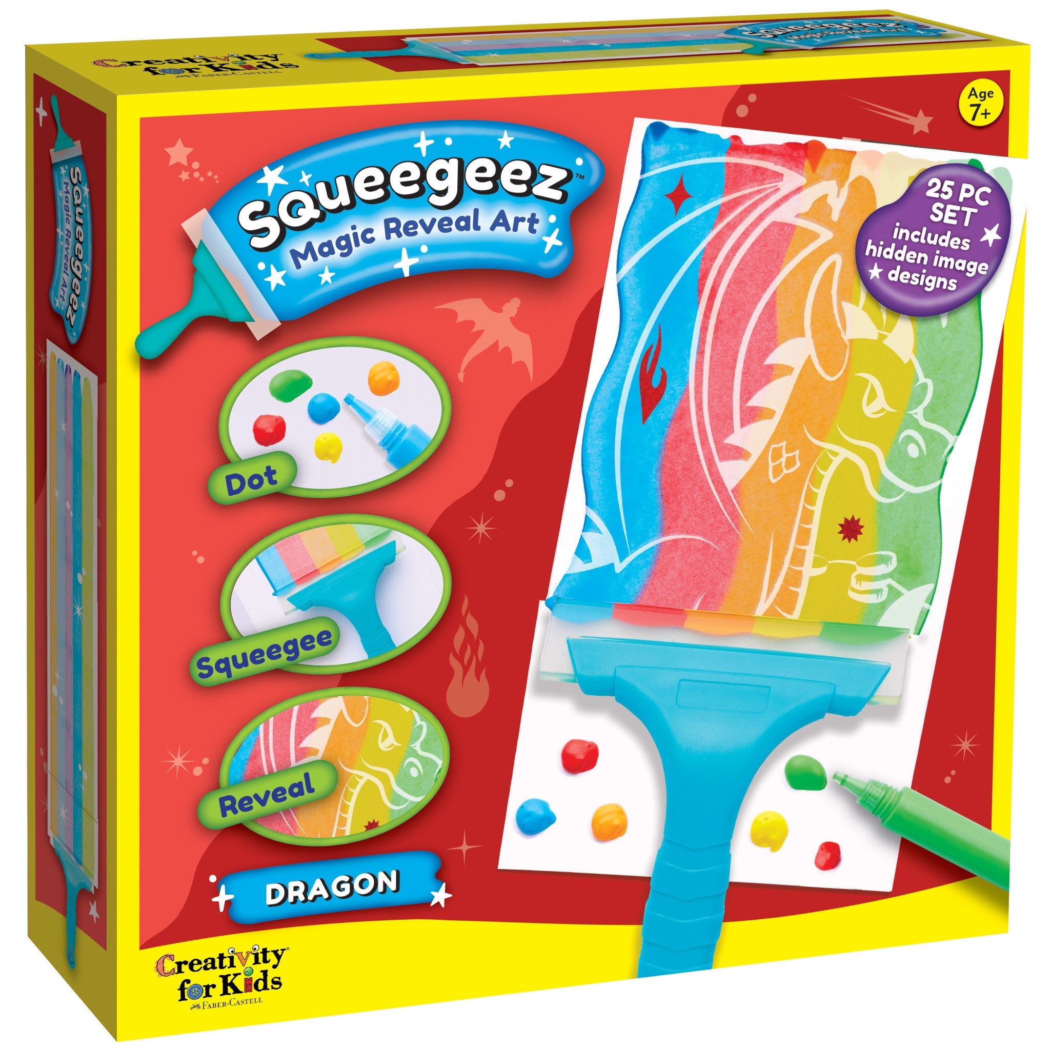 Squeegeez Magic Reveal Art - Dragon