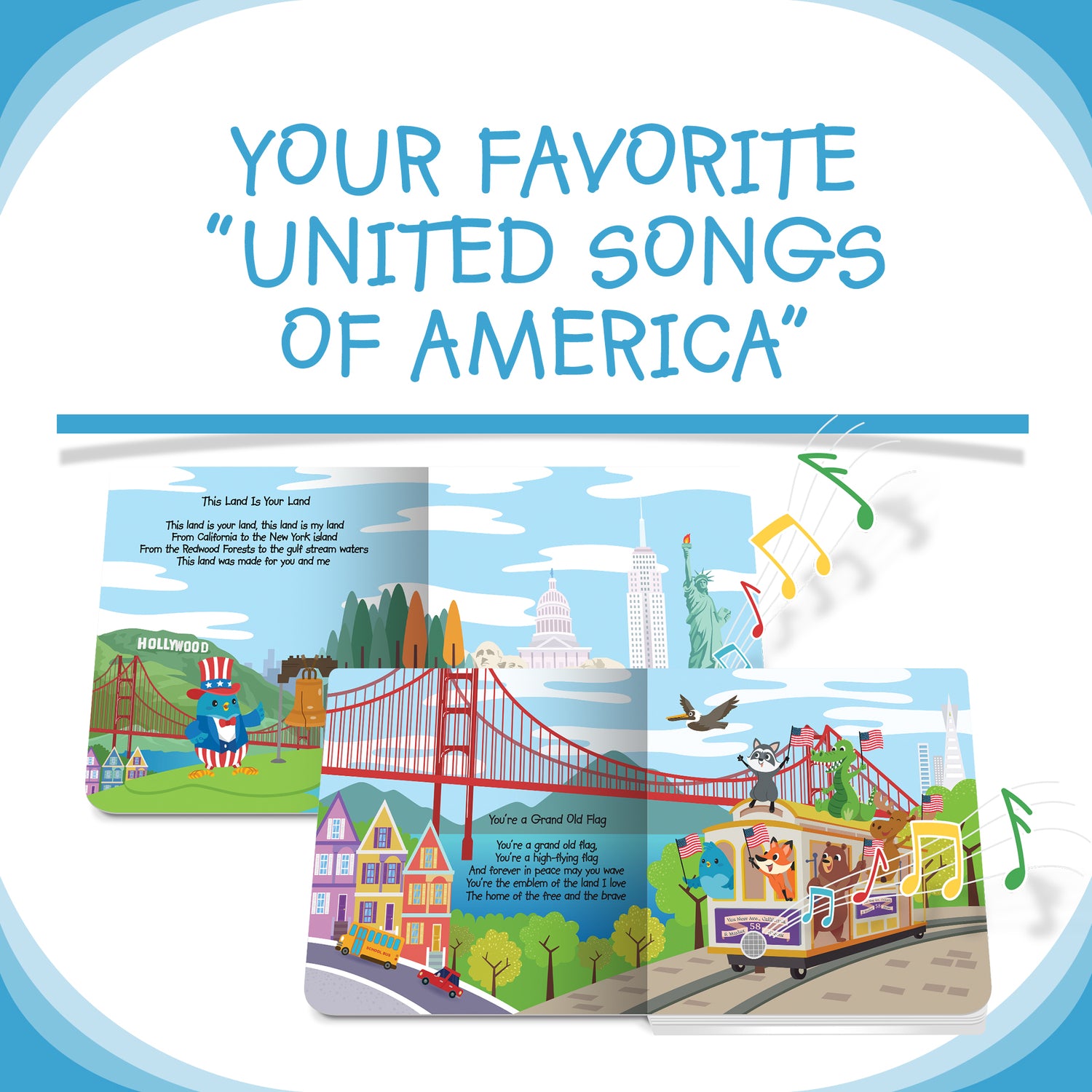Ditty Bird Baby Sound Book: United Songs of America