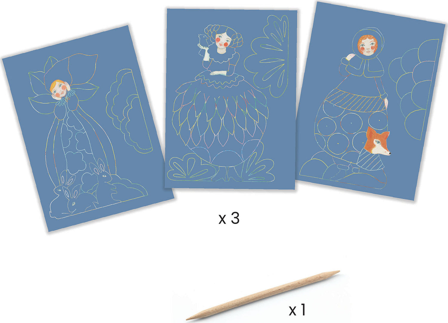 Pretty Dresses Scratch Card Activity Set