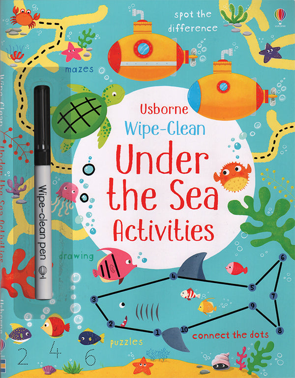 Wipe-Clean, Under The Sea Activities