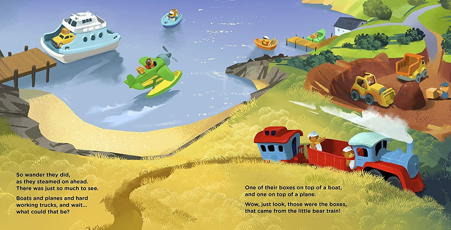 Green Toys Train and Storybook Gift Set