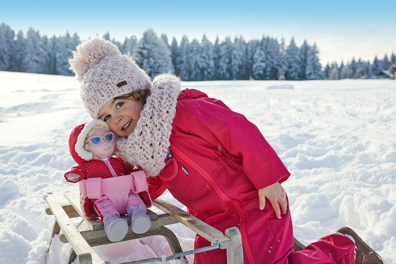 Doll Bicycle Seat- Flower Meadow