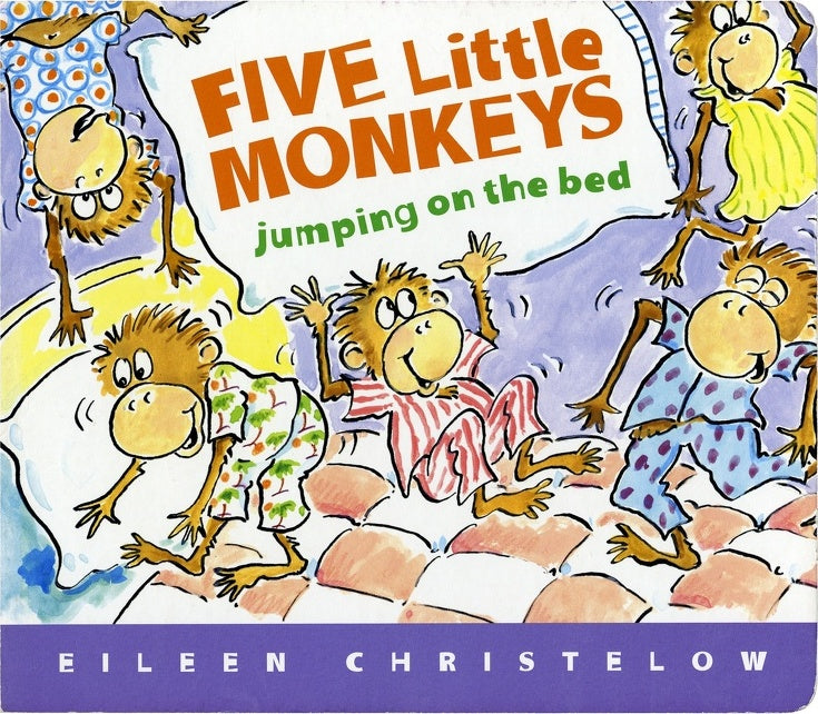 Five Little Monkeys Jumping on the Bed Lap Board Book