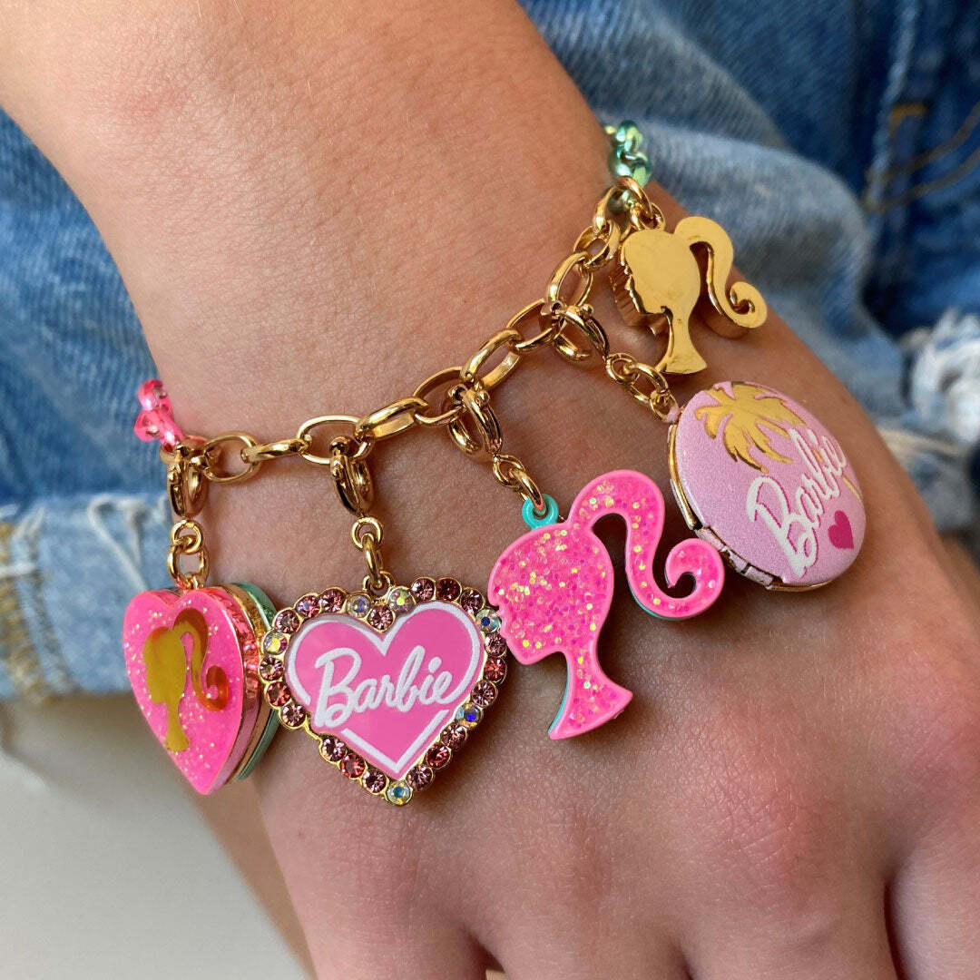 Gold Barbie Heart Charm