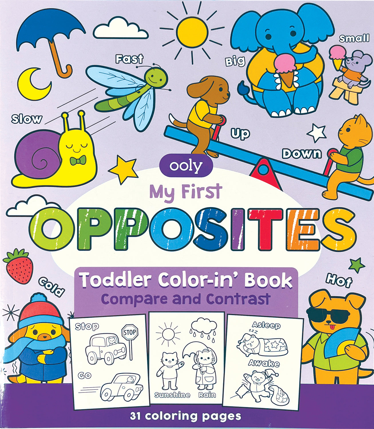 Toddler Colorin' Book - Opposites