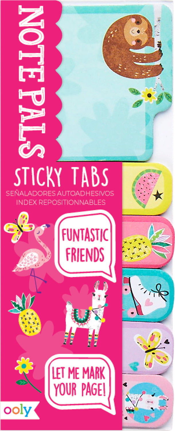 Note Pals Sticky Tabs - Funtastic Friends (1 Pack)
