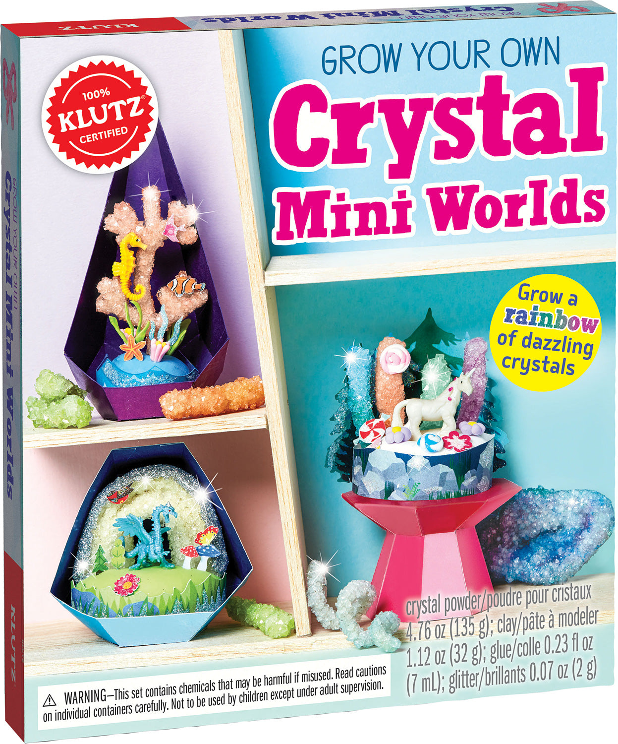 Grow Your Own Crystal Mini Worlds 