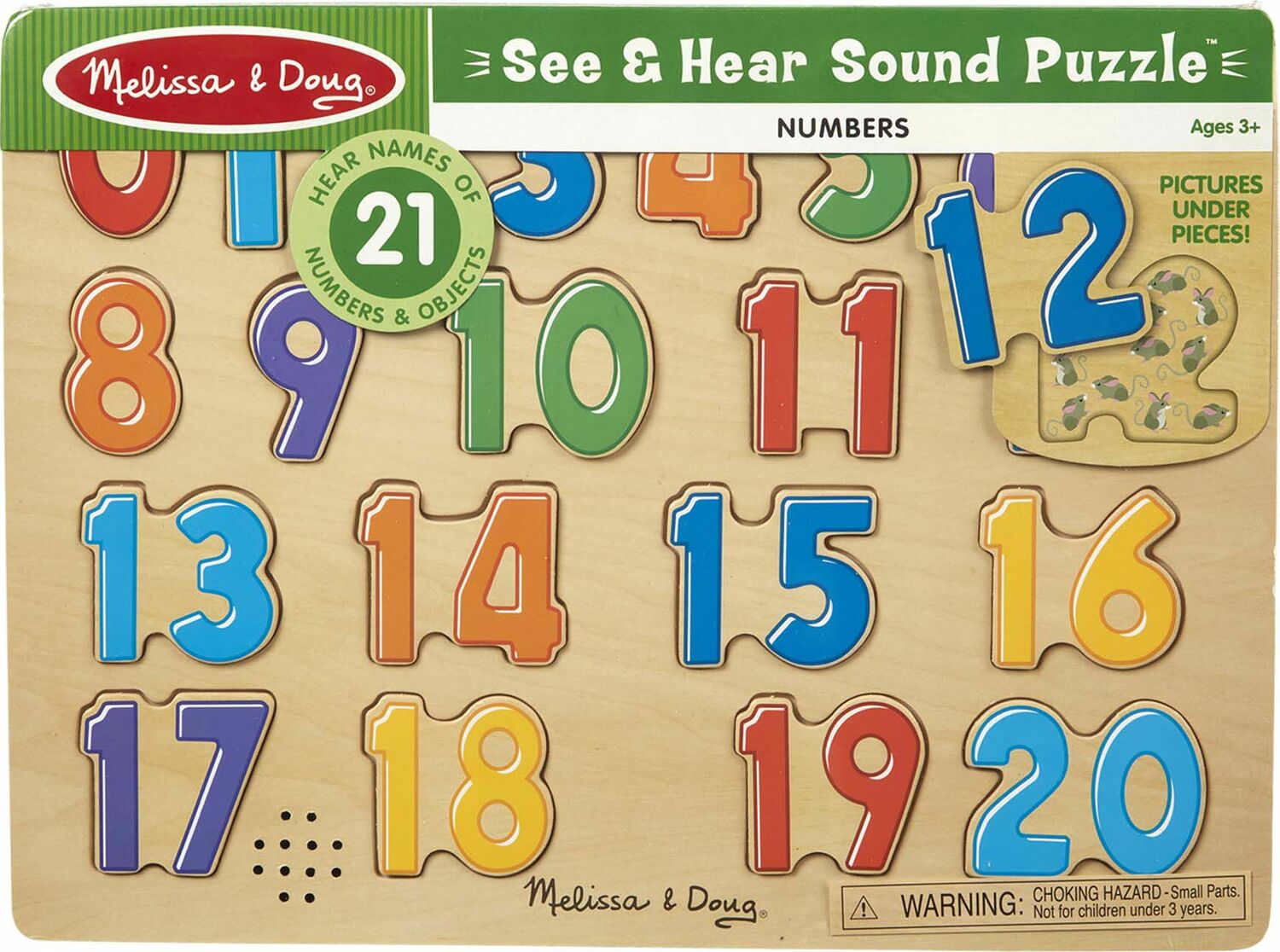 Numbers Sound Puzzle - 21 Pieces
