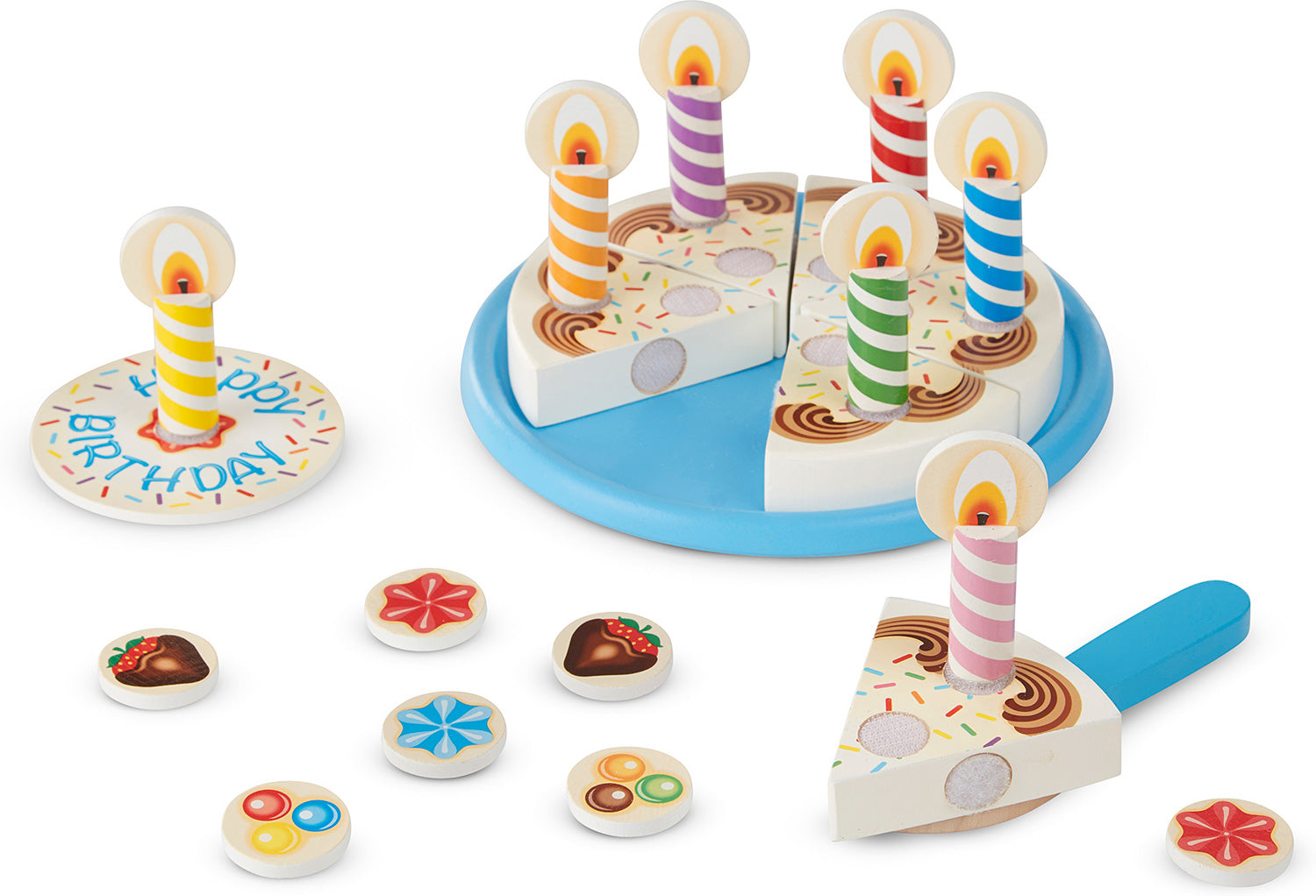 Wooden Birthday Cake