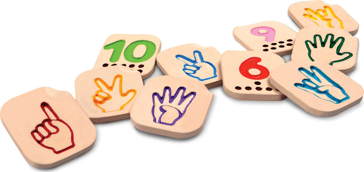 Hand Sign Numbers 1-10