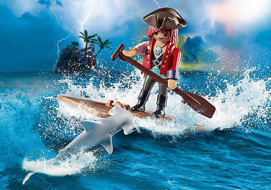 Pirate with Raft