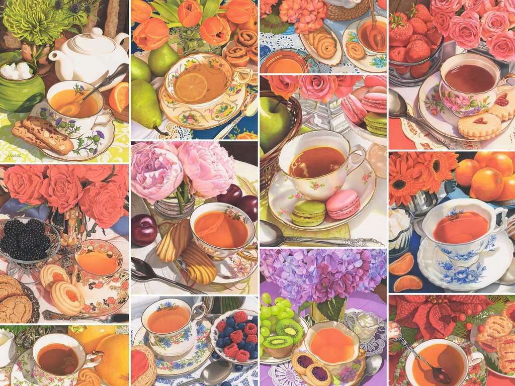 High Tea Puzzle Teatime (750 pc Large Format Puzzle)