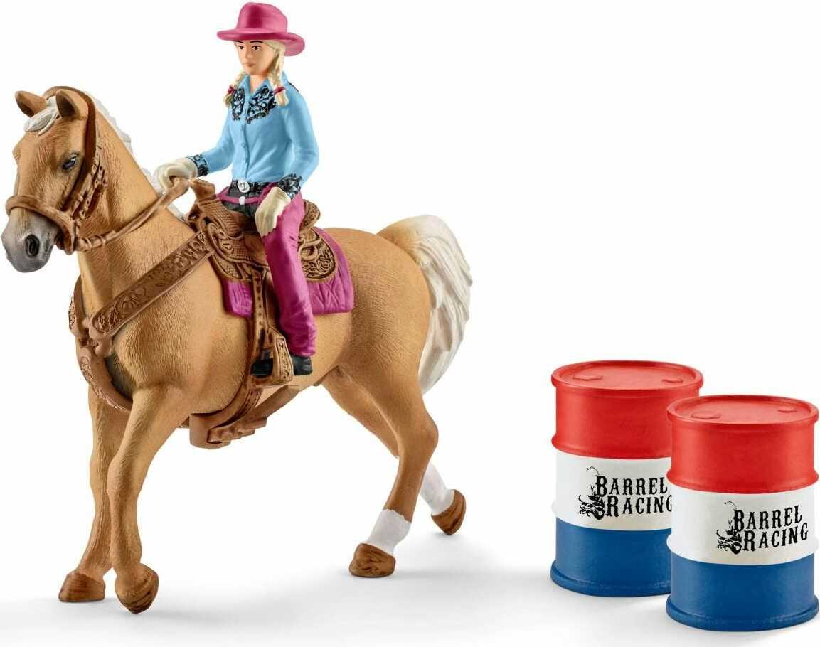 Barrel Racing with Cowgirl